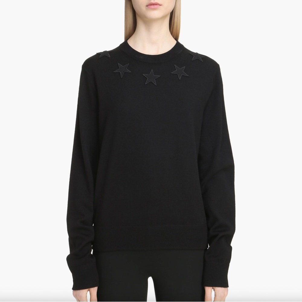 Givenchy Wool Black Star Sweater